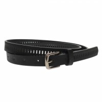 Curea dama, casual-eleganta, din piele ecologica, latime 1.8 cm, negru - CKD035